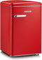 Severin RKS 8830 - Retro Koelkast - 106 liter - Rood