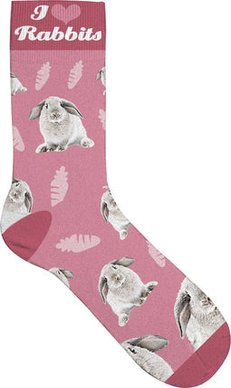 Plenty Gifts Sokken Konijnen Roze