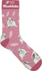 Plenty Gifts Sokken Konijnen Roze