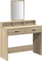 vidaXL - Kaptafel - met - Lades - in - Sonoma - Eiken - - - 100x41x140 - cm