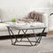 vidaXL - Salontafel - Grijs - Sonoma - 80x80x45 - cm - Mdf