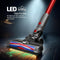 Royalty Line® CVC9316 Steelstofzuiger Draadloos 3 in 1 - Stofzuiger Draadloos Zonder Zak - LED Verlichting - 0.8L Stofbak - Lichtgewicht - Vacuum Cleaner - Rood