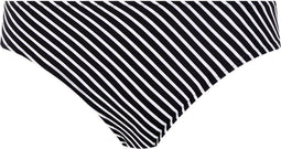Freya Beach Hut - Bikinislip - Monochrome streepprint - Zwart/Wit - Maat XS
