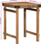 vidaXL - Eettafel - 55x60x76 - cm - Massief - Gerecycled - Hout