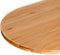 vidaXL - Tafelblad - 180x90x4 - cm - ovaal - massief - eikenhout - lichtbruin