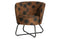 WOOOD Bloom Fauteuil - Fluweel - Honing Geel - 72x69x70