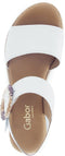 Gabor 62.706.50 - Dames Sandalen - Verstelbare band met siergesp - Wit - Maat 38.5