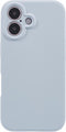 Lunso Geschikt voor iPhone 16 hoesje - Flexibel siliconen Backcover - Baby Blauw