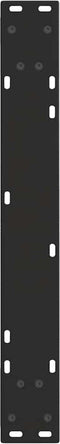 vidaXL - Eettafelpoten - 2 - st - V-vormig - 70x(72-73,3) - cm - staal - zwart