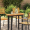 vidaXL - Tafelblad - 80x40x2,2 - cm - Ovaal - Massief - Acaciahout