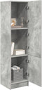 vidaXL - Hoge - kast - Betonnen - Grijs - 31,5x32x124 - cm - Geengineerd - hout