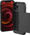 imoshion Hoesje Geschikt voor iPhone 12 Pro Max Hoesje - Ruimte voor 2 pasjes - imoshion Backcover met pasjeshouder - Zwart