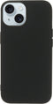 Mobiparts Silicone Cover - Soft case - Siliconen - Zwart (iPhone 15)