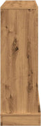 vidaXL - Haardombouw - 100x30x87,5 - cm - bewerkt - hout - artisanaal - eikenkleurig