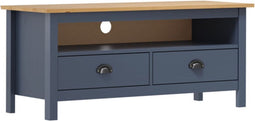 vidaXL - Tv-meubel - Hill - 110x40x47 - cm - massief - grenenhout - grijs