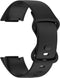 imoshion Siliconen bandje - Geschikt voor Fitbit Charge 6, Charge 5 - Zwart - S