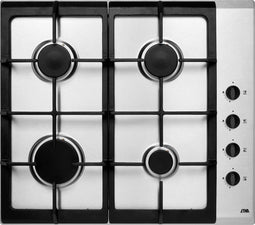 ETNA T110VRVSA - Gaskookplaat - 4 pits - Geïntegreerde vonkontsteking - RVS