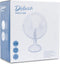 Deluxa Tafelventilator - 30cm - 85° Oscillerend 3 Snelheden - Wit