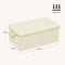 Woltu Opbergdoos - Set van 3 - 48 x 20 x 29 cm - Crème (set van 3)