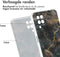 iMoshion Hoesje Geschikt voor Samsung Galaxy A12 Hoesje Siliconen - iMoshion Design hoesje - Meerkleurig / Black Marble