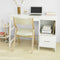 SoBuy FST40-W - Klapstoel - Comfortbal met zacht kussen - Wit