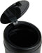 Umuzi cleaning Prullenbak 50L - Rond - Push Bin - Mat zwart - Ø30cmx72cm(H)