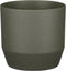 Mica Decorations Nola Bloempot - 17x17x16 cm - Keramiek - Donkergroen
