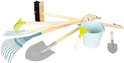 Small Foot - Tuingereedschap set - Spade schop hark bezem emmer