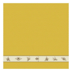 DDDDD Bees - Theedoek en Keukendoek - Honingraat met Bijen - Geel (2 stuks)