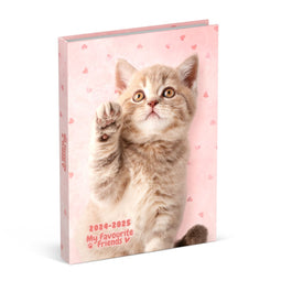 Schoolagenda 2024-2025 My Favourite Friends Katten 125 x 175 mm.