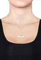 Elli YOU ME Halsketting - 925 Sterling Zilver - Hartje - 45 cm