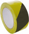Perel Signalisatietape - Zelfklevend - Zwart/geel - 5 cm x 33 m