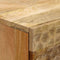 vidaXL - Hoge - kast - 40x33x110 - cm - massief - mangohout