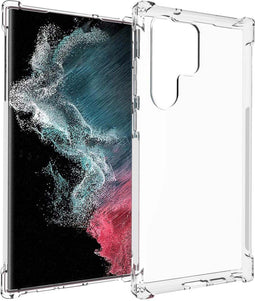 iMoshion Hoesje Geschikt voor Samsung Galaxy S23 Ultra Hoesje Siliconen - iMoshion Shockproof Case - Transparant
