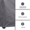 Perel Buitenhoes - Beschermhoes tuinset - Waterdicht UV-bestendig - Grijs 280 cm x 230 cm x 80 cm