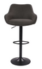 Dutchbone Oliver - Barkrukken - Verstelbare zithoogte 60-80 cm - Anthracite (set van 2)