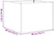 vidaXL - Plantenbak - 40x40x30 - cm - staal - wit