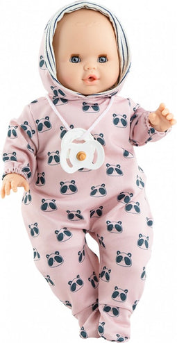 Paola Reina pop Sonia Roze Panda met geluid (mechanisme) 36cm