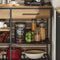 SoBuy FSB85-PF - Buffetkast - 2 Lades 3 Planken - Bruin