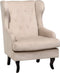ALTA - Chesterfield fauteuil - Beige - Fluweel
