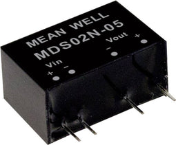 Mean Well MDS02L-05 DC/DC-convertermodule 400 mA 2 W Aantal uitgangen: 1 x Inhoud 1 stuk(s)