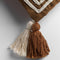 Dutch Decor ZOLA - Sierkussen van katoen Tobacco Brown 40x60 cm - bruin - Inclusief binnenkussen