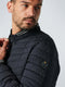 No Excess Jacket - Gewatteerd - Regular fit met ribkraag - Zwart