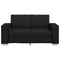 vidaXL - Loveseat - Bank - Zwart - 120 - cm - Kunstleer