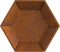 vidaXL - Vuurplaats - Hexagonaal - 100x100x28 - cm - Weerbestendig - Staal