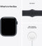 Apple Watch Series 7 - Smartwatch - Zuurstofmeting ECG - Zwart 45mm