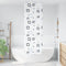 vidaXL - Doucherolgordijn - 70x240 - cm - stofbreedte - 66 - cm
