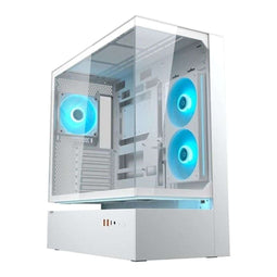 Cougar CFV235 - ATX Semi-toren doos - 2 x 3.5" HDD en 2 x 2.5" SSD - Wit