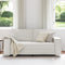 vidaXL - Loveseat - Sofa - in - Wit - - - 140 - cm - Kunstleer