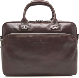 Castelijn en Beerens Firenze Business - Laptoptas 15.6 inch - Verstevigd vak - Bruin